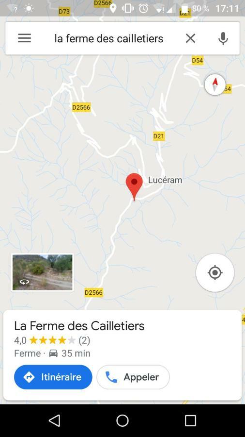 הוילה Lucéram La Ferme Des Cailletiers Chez Marco מראה חיצוני תמונה