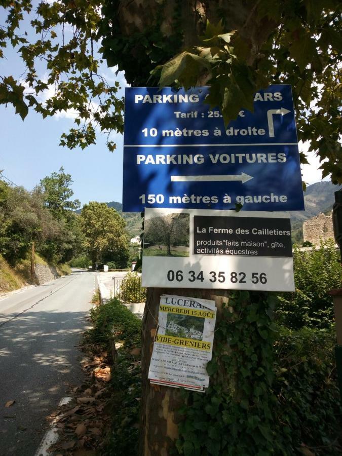 הוילה Lucéram La Ferme Des Cailletiers Chez Marco מראה חיצוני תמונה